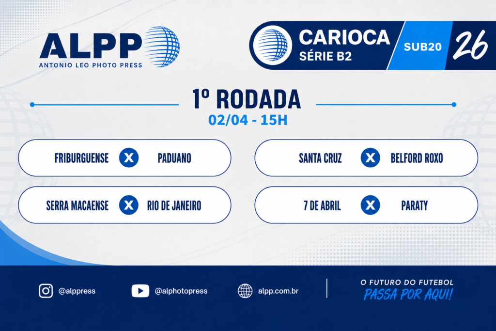 Tabela campeonato Carioca serie B2 sub 20 